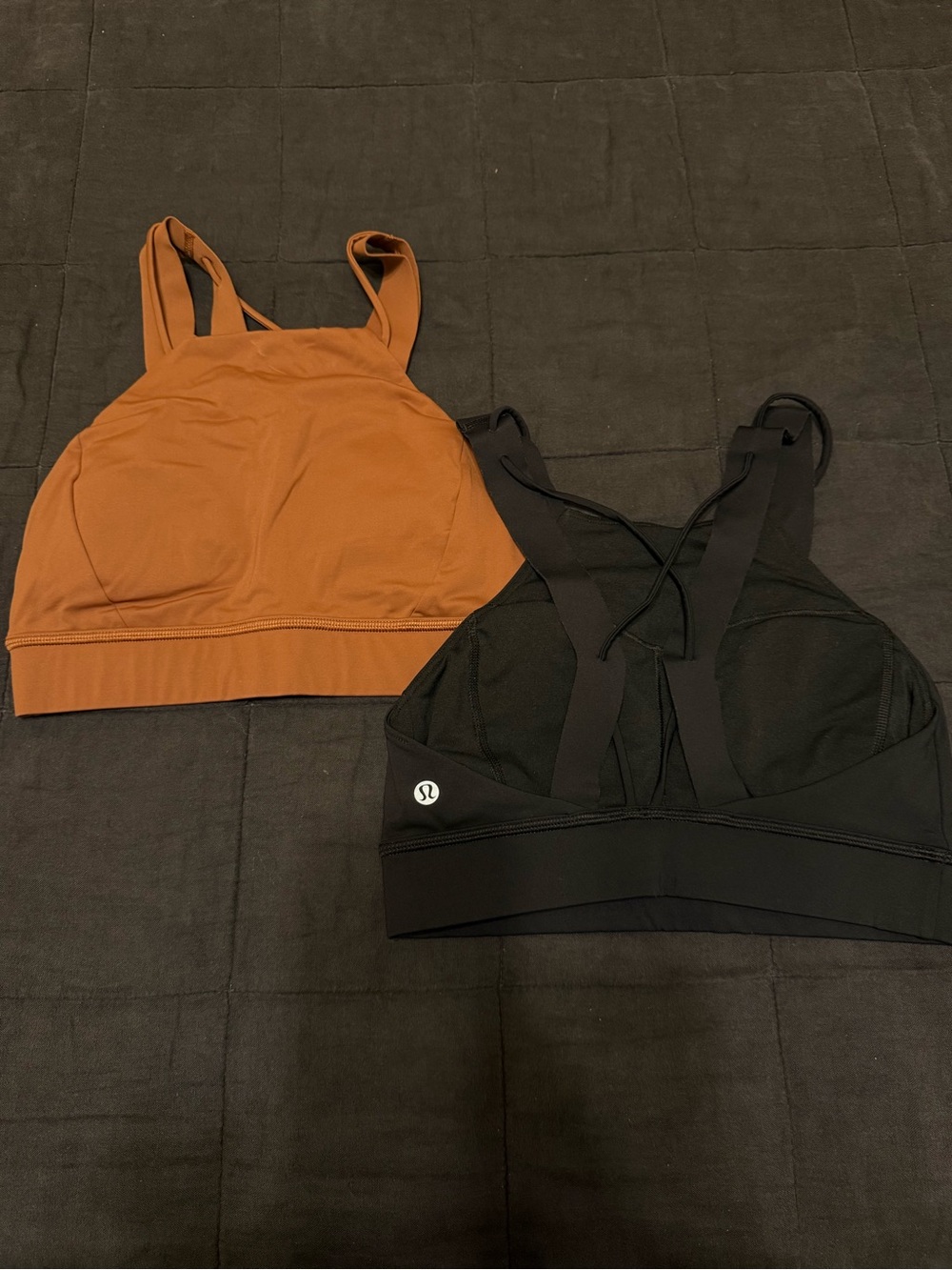 Lululemon strappy high neck sports bra bundle (sold as set of 2)